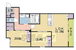 (仮称)京都市伏見区桃山羽柴長吉東町ヘーベルメゾン 2LDKの間取図画像