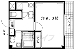 ルーチェソラーレ 1Kの間取図画像