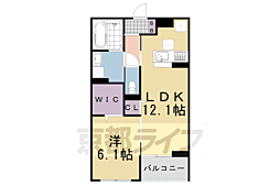 ニュー.リーヴァ25 1LDKの間取図画像