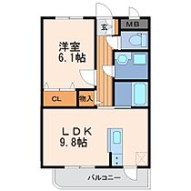 ロード＆スカイ 302 ｜ 栃木県宇都宮市西大寛１丁目2-3（賃貸マンション1LDK・3階・43.32㎡） その2