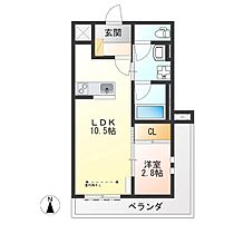 MIKASAレジデンス 101 ｜ 栃木県宇都宮市西大寛１丁目4-8（賃貸マンション1LDK・1階・35.30㎡） その2