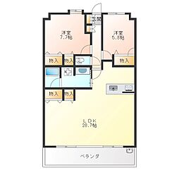 ポレスターガーデンシティ今泉 6階