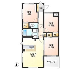 アゼリアコート宿郷 3階/301