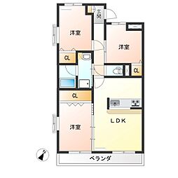 ファーストアベニュー 3LDKの間取図画像