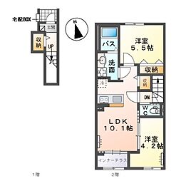ROUTE 4 TERRACE(ルートフォーテラス) 2階