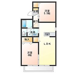 クラフト二番館 1階/101
