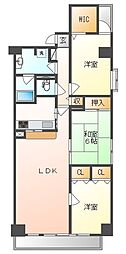 両備グレースマンション医大南 3LDKの間取図画像