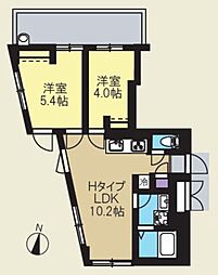 CREAL新高円寺 2LDKの間取図画像