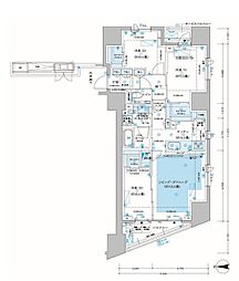 ディームス方南町 3SLDKの間取図画像