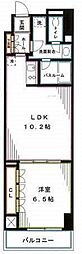 レジディア杉並方南町 1LDKの間取図画像
