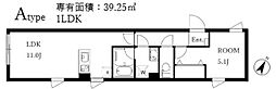 aLATO NAKAI 1LDKの間取図画像