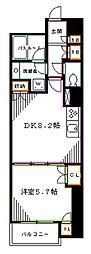 ダイナシティ高円寺 1LDKの間取図画像