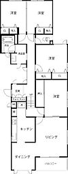 T'sgarden中野新井薬師前 4LDKの間取図画像