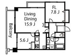 ガーデン杉並方南 2LDKの間取図画像