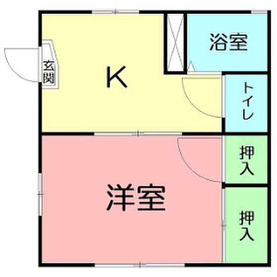 メゾン・ド・ソレイユ 202｜神奈川県平塚市南金目(賃貸アパート1K・2階・22.84㎡)の写真 その2