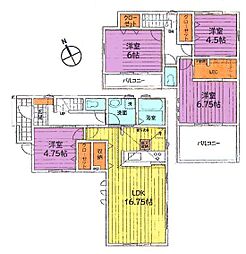 リーブルガーデン武蔵村山市残堀第13期全8区画4棟　8号棟