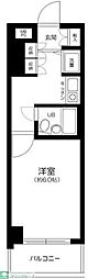 藤和シティスクエア練馬 1Kの間取図画像