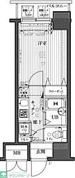 ガラ・グランディ練馬 1Kの間取図画像