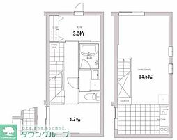 クアードロ中野サウス 1SLDKの間取図画像