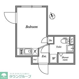 GRANPASEO荻窪 ワンルームの間取図画像