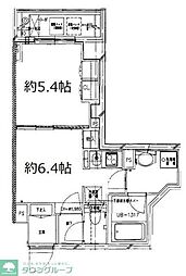 S-FORT中板橋 1DKの間取図画像