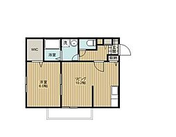 villafelice 1LDKの間取図画像