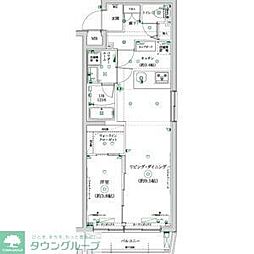ガレリアレジデンス大泉学園 1LDKの間取図画像