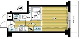 フェニックス富士見ヶ丘 1Kの間取図画像