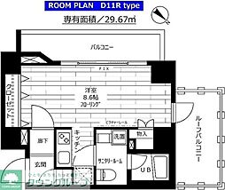 ステージグランデ新桜台 ワンルームの間取図画像