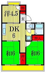 間取図画像 3DK