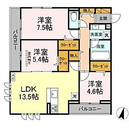 間取図画像 3LDK
