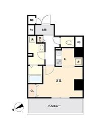 Marriage市川 1Kの間取図画像