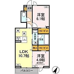 物件の間取り