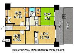 間取図画像 3LDK