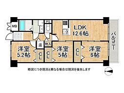 間取図画像 3LDK