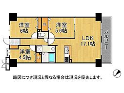 間取図画像 3LDK