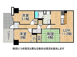南海グリーンコート泉北深井 3LDKの間取図画像
