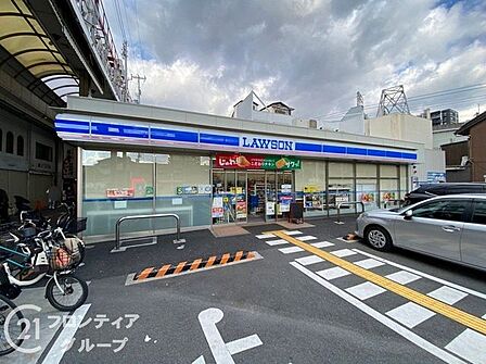 ローソン北田辺四丁目店 徒歩5分。 350m