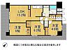 間取り：角部屋L字バルコニー広々していて開放感のある3LDKの間取りです