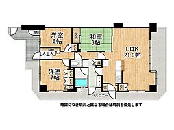 ルネ白鷺 3LDKの間取図画像