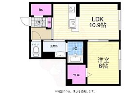 広島県広島市中区千田町３丁目1番32号（賃貸マンション1LDK・4階・43.07㎡） その2