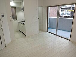 ルービンス宇品神田 8階1Kのリビング/ダイニング