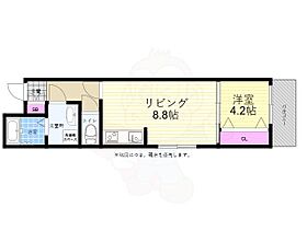 広島県広島市中区吉島東１丁目17番2号（賃貸アパート1LDK・3階・31.80㎡） その2