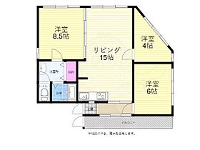 広島県広島市中区西平塚町2番15号（賃貸マンション3LDK・4階・70.80㎡） その2