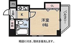 BUILD　K　I 3階1Kの間取り