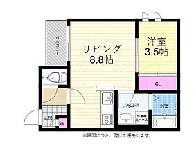 広島県広島市西区小河内町１丁目15番9号（賃貸アパート1LDK・1階・30.95㎡） その2