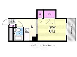 DICEbldg.中広町(旧片山ビル 2階1Kの間取り