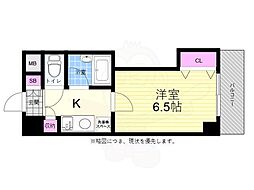 ハイレックス2 1Kの間取図画像