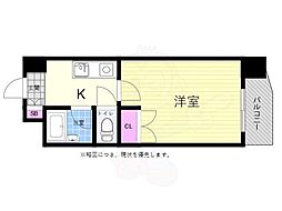 間取図画像 1K