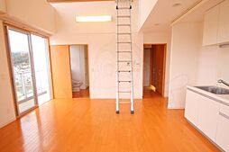 広島電鉄9系統 白島駅 徒歩6分の賃貸マンション 10階ワンルームのリビング/ダイニング